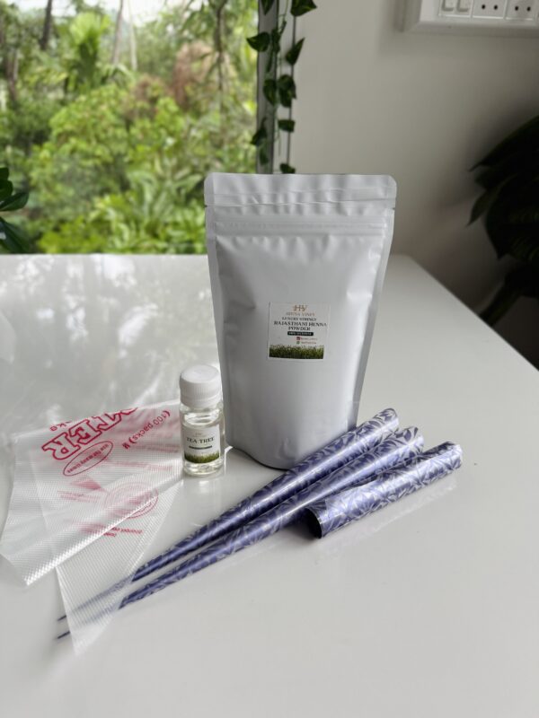 Beginners henna making kit with Tea tree oil