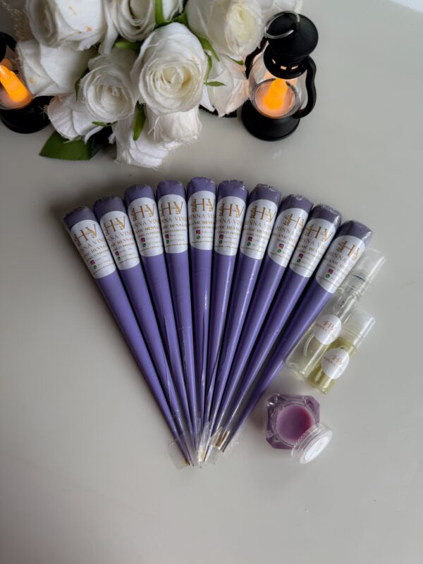 10 organic henna cones 3 aftercares