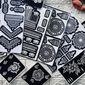 All henna stencils
