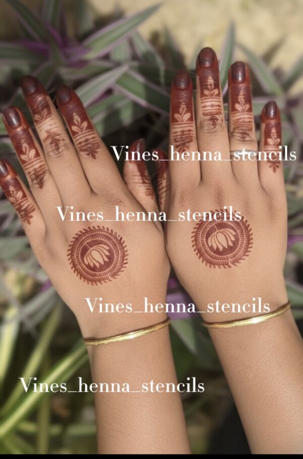 A Lotus Mandala design (2 hand) v23