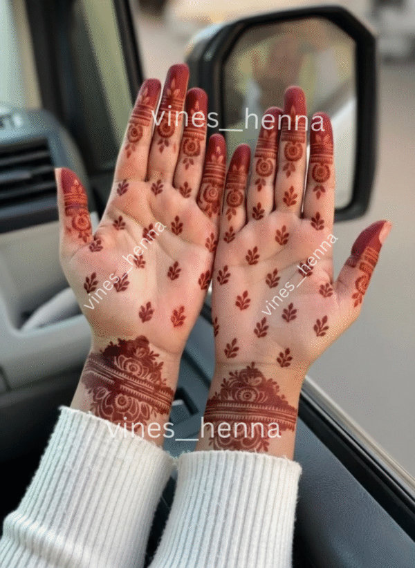 Premium henna stencil (v6)