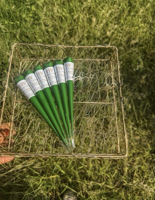 6 organic henna cone (bridal) 1 cone 25g