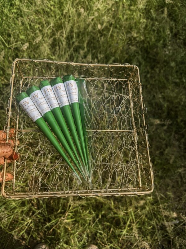5 organic henna cone (bridal) 1 cone 25g