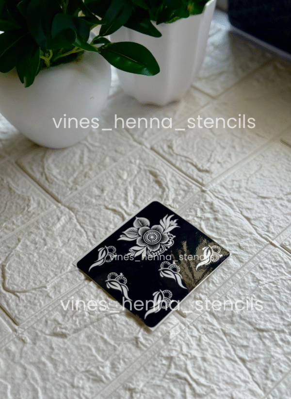 Kids henna stencil K22
