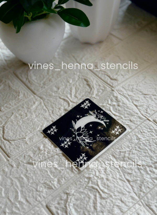 Kids henna stencil K20