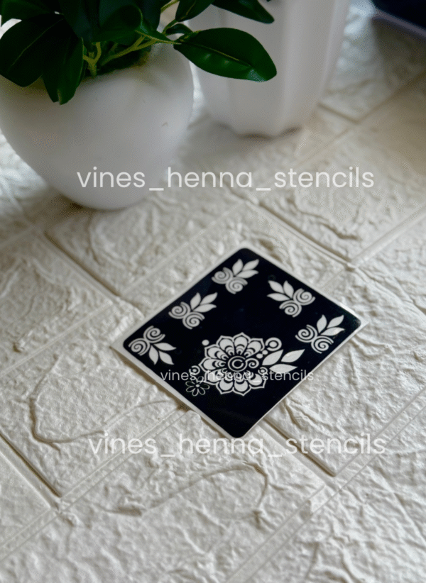 Kids henna stencil k24