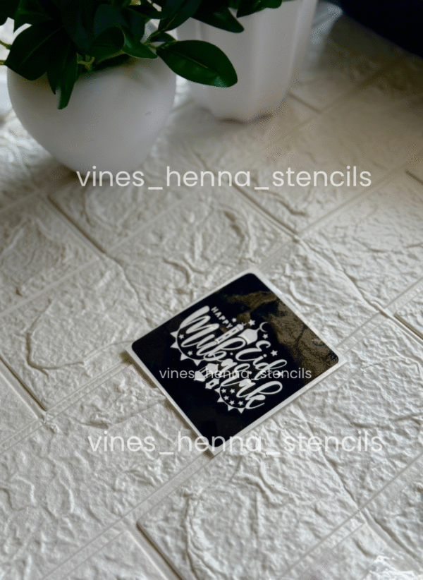 Kids henna stencil K21