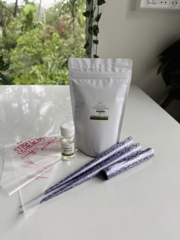 Beginners henna making kit with bridal blend oil