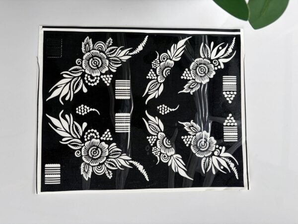 Henna stencil (v40)