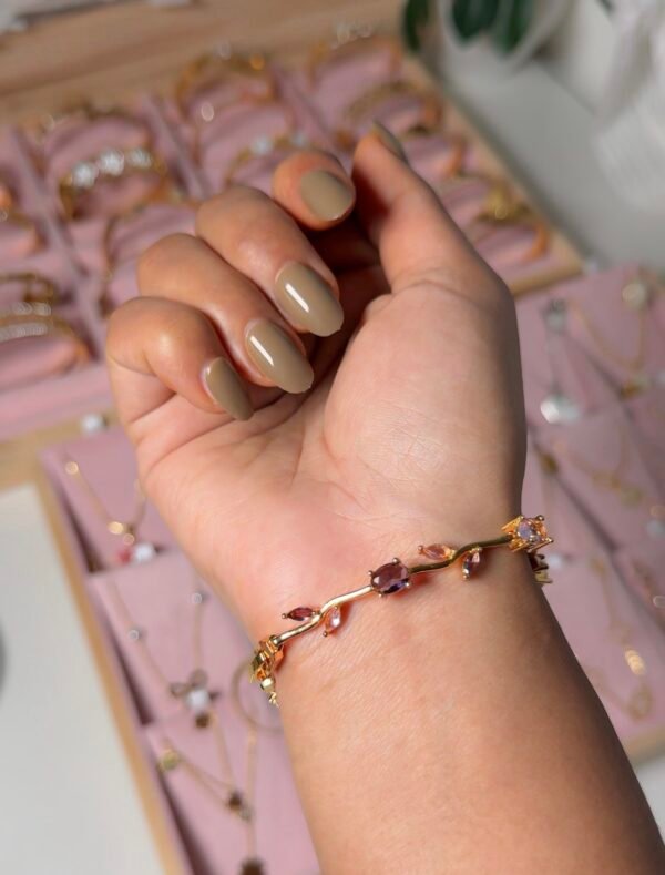 Tulip Bracelet - Violet Pink