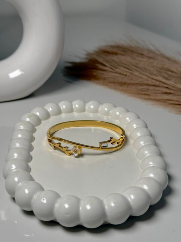 Floral Charm Bangle
