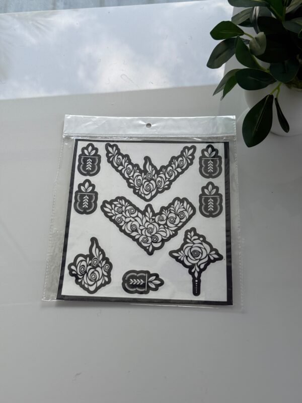 Arabic stencil (v26) single hand